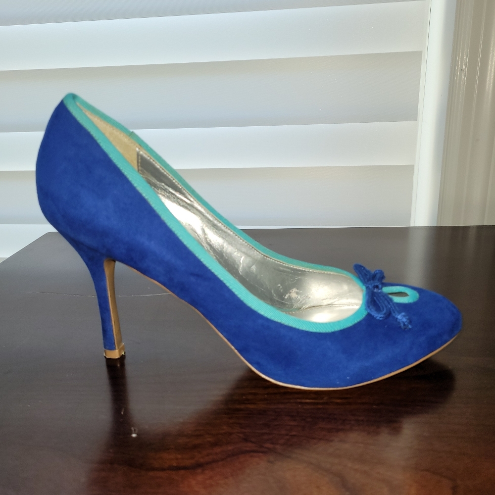 Blue High Heels